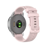 For-Garmin-Silicone-Smart-Watch-Watch-Band,-Size:18mm-Universal(Pink)