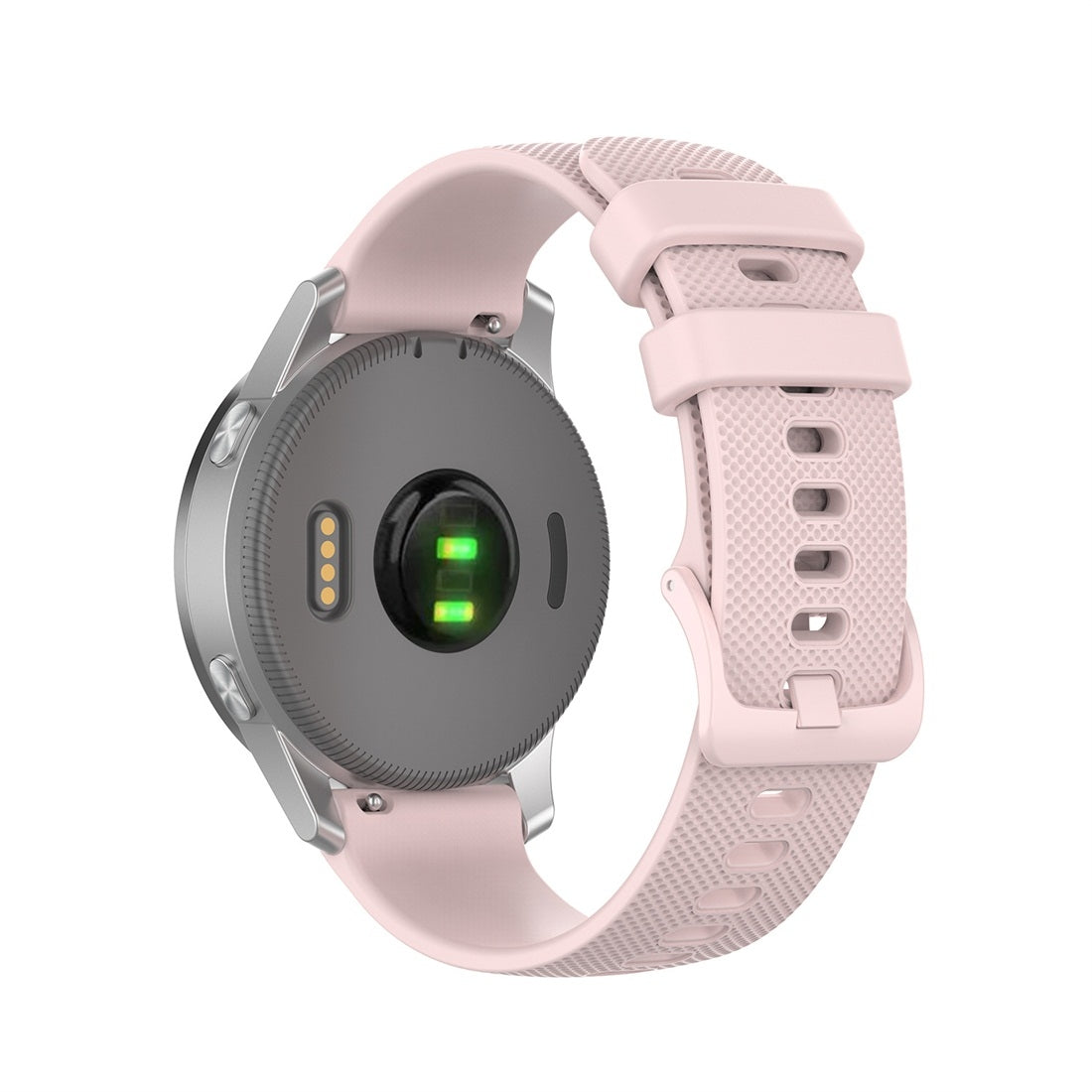 For-Garmin-Silicone-Smart-Watch-Watch-Band,-Size:18mm-Universal(Pink)