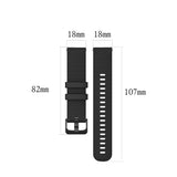 For-Garmin-Silicone-Smart-Watch-Watch-Band,-Size:18mm-Universal(Pink)