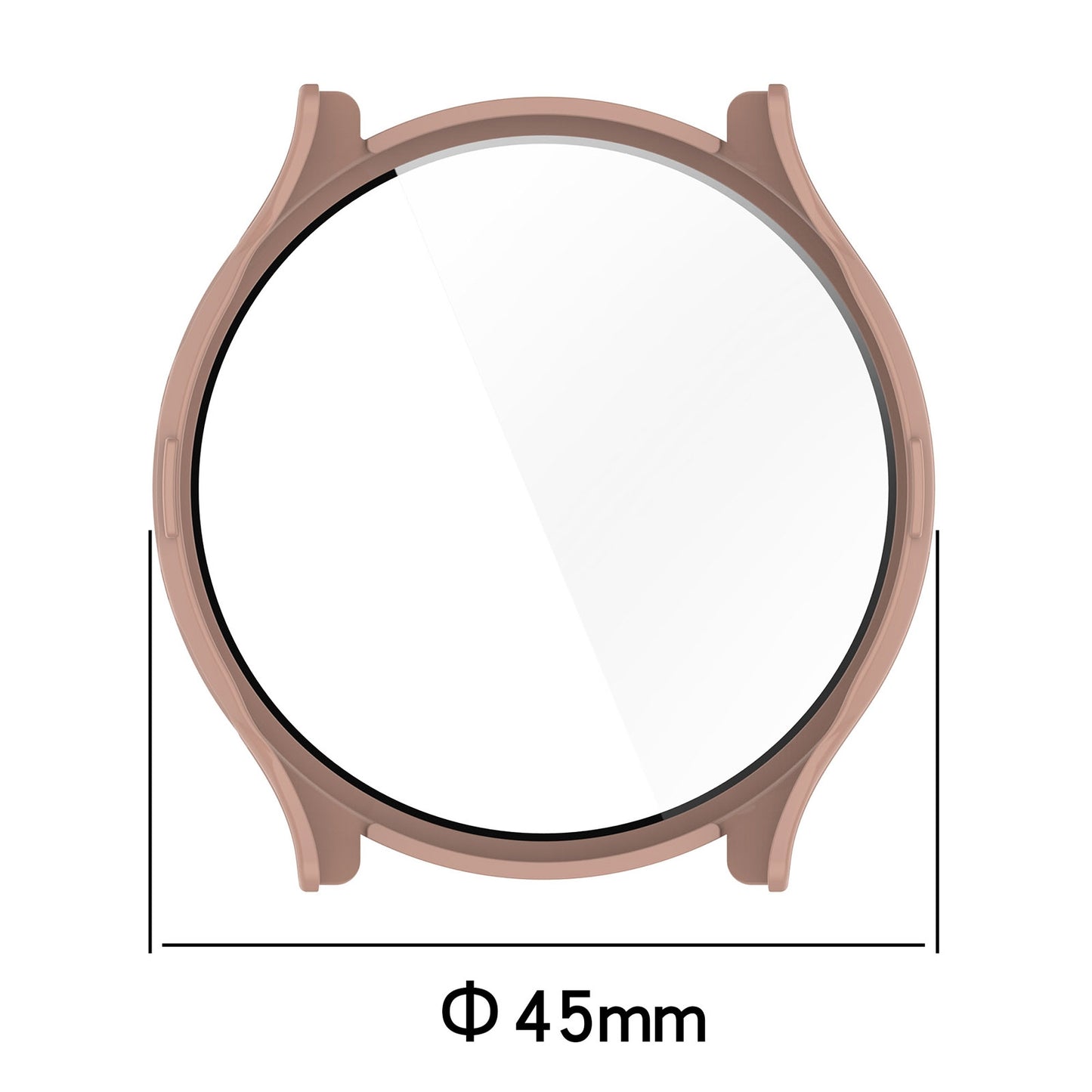 For-Garmin-Venu-3-PC-+-Tempered-Film-Integrated-Watch-Protective-Case(Black)
