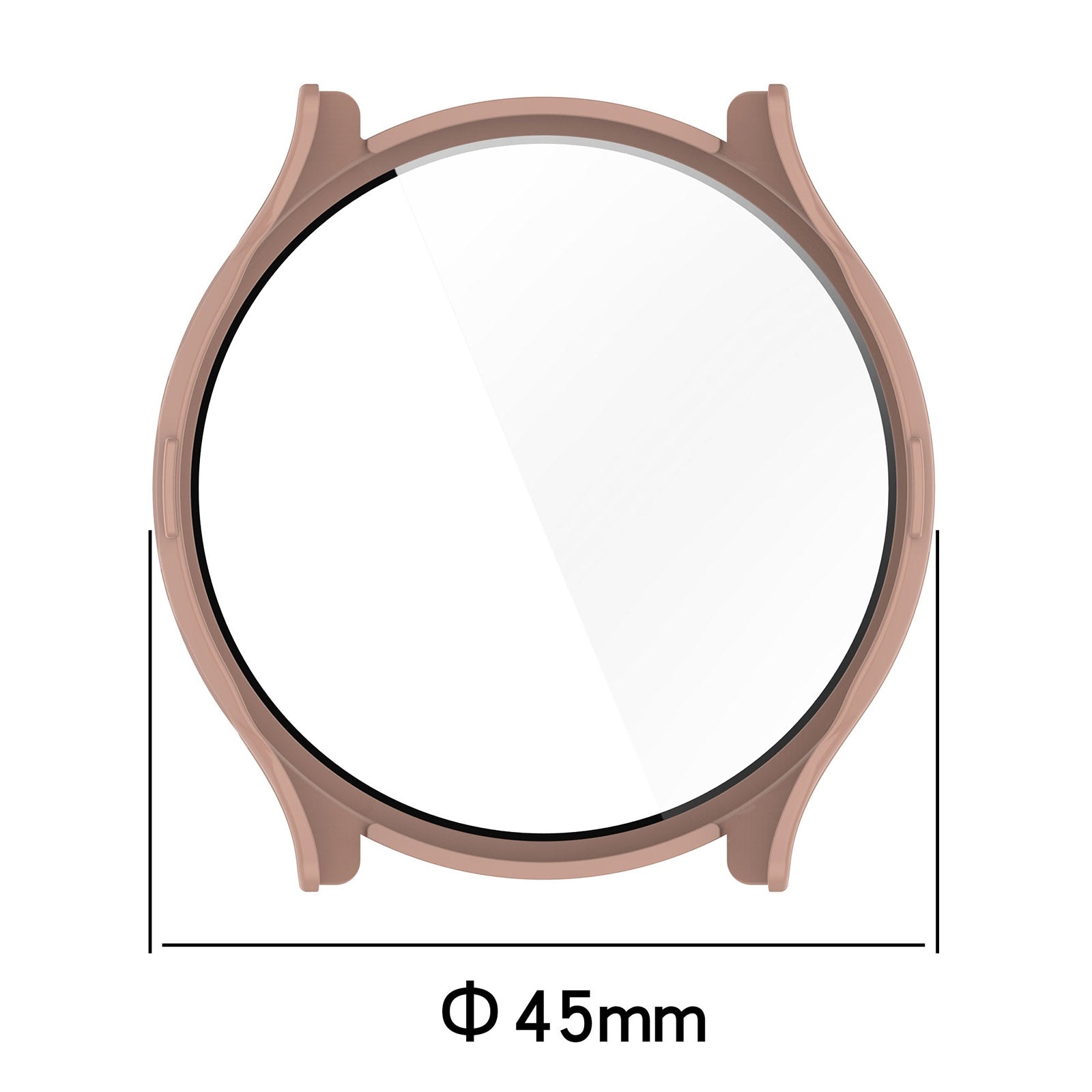 For-Garmin-Venu-3-PC-+-Tempered-Film-Integrated-Watch-Protective-Case(Black)