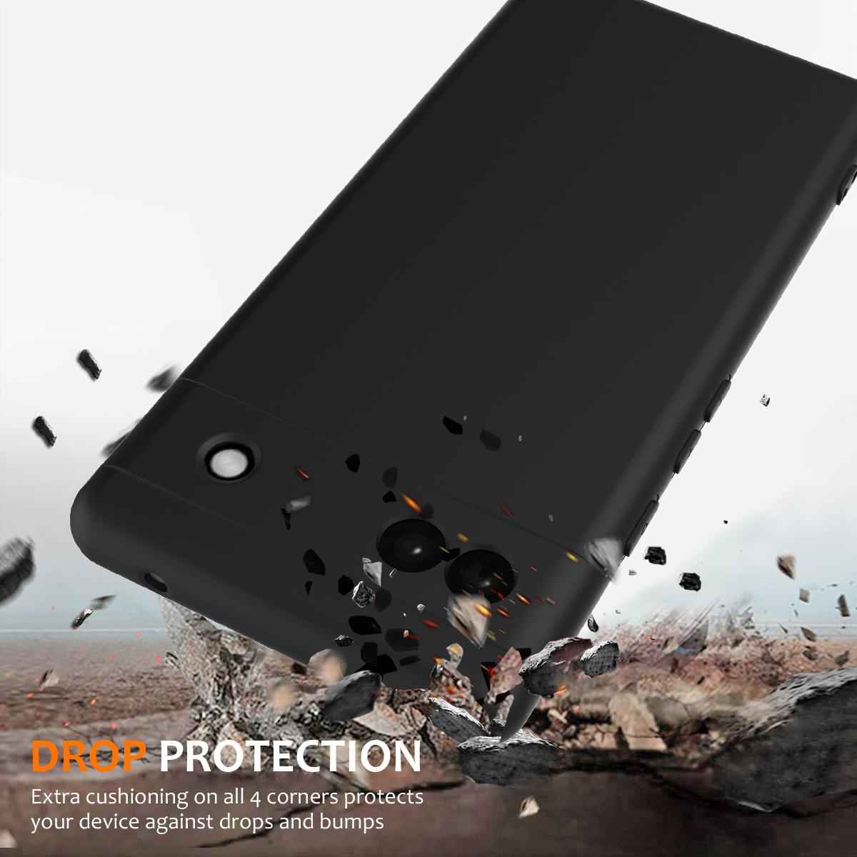 For-Google-Pixel-6a-Shockproof-Silicone-Magsafe-Phone-Case(Black)