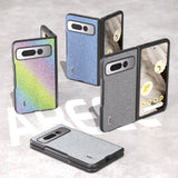 For-Google-Pixel-Fold-ABEEL-Diamond-Series-Black-Edge-Phone-Case(Black)