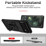 For-Google-Pixel-6-Pro-Sliding-Camshield-Holder-Phone-Case(Black)