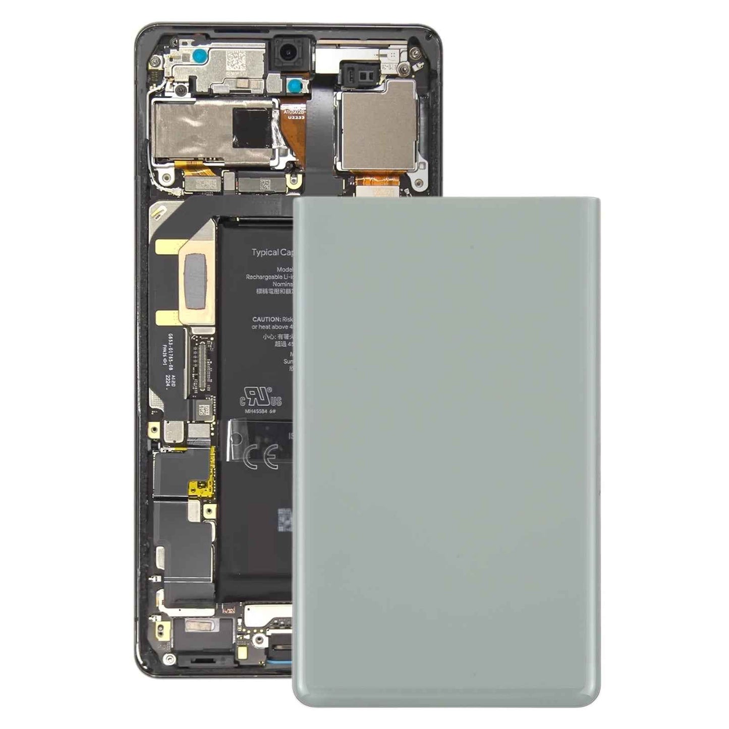 For-Google-Pixel-7-Pro-OEM-Battery-Back-Cover(Grey)