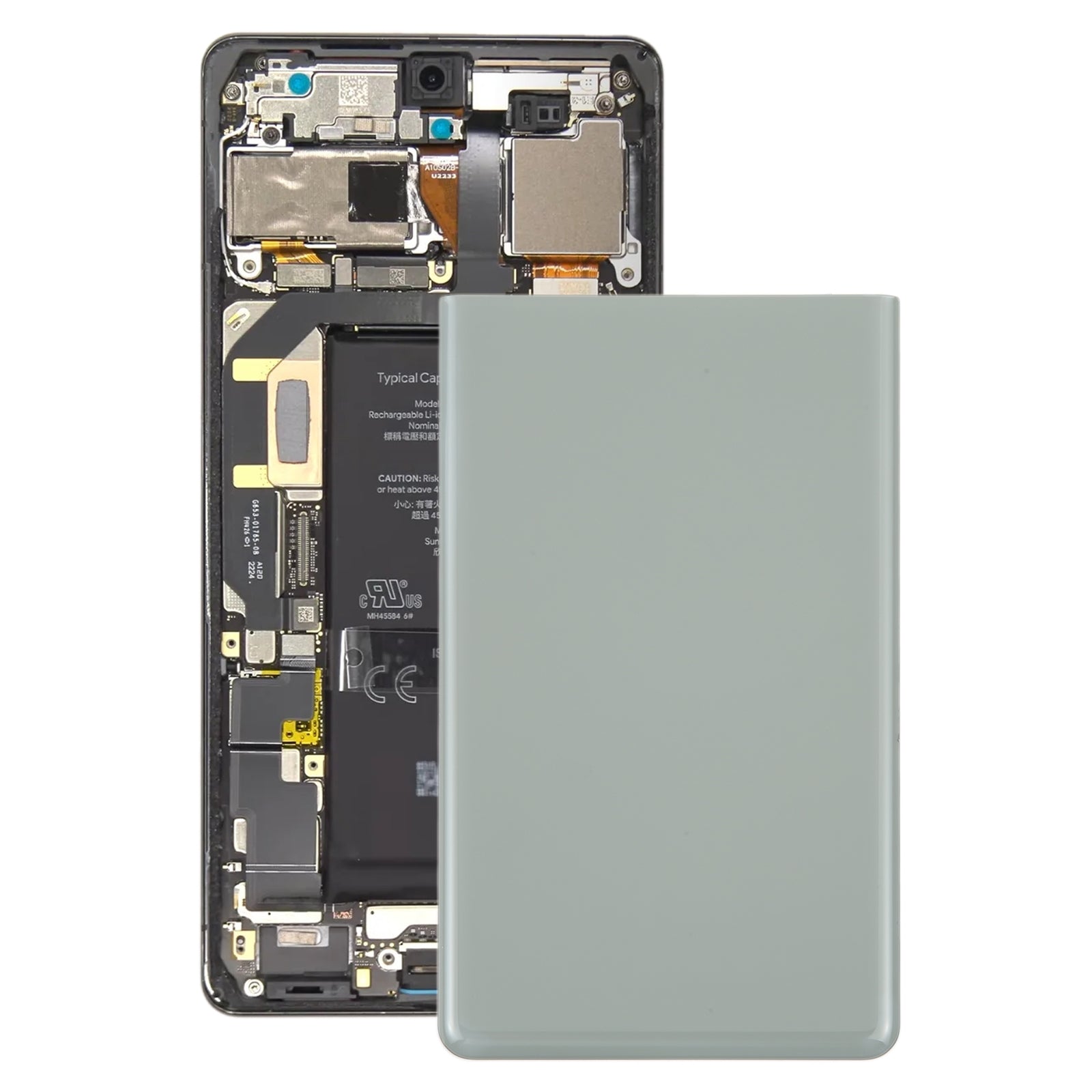 For-Google-Pixel-7-Pro-OEM-Battery-Back-Cover(Grey)