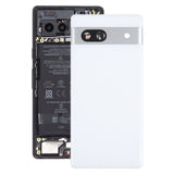 For-Google-Pixel-7A-Original-Battery-Back-Cover-with-Camera-Lens-Frame(White)