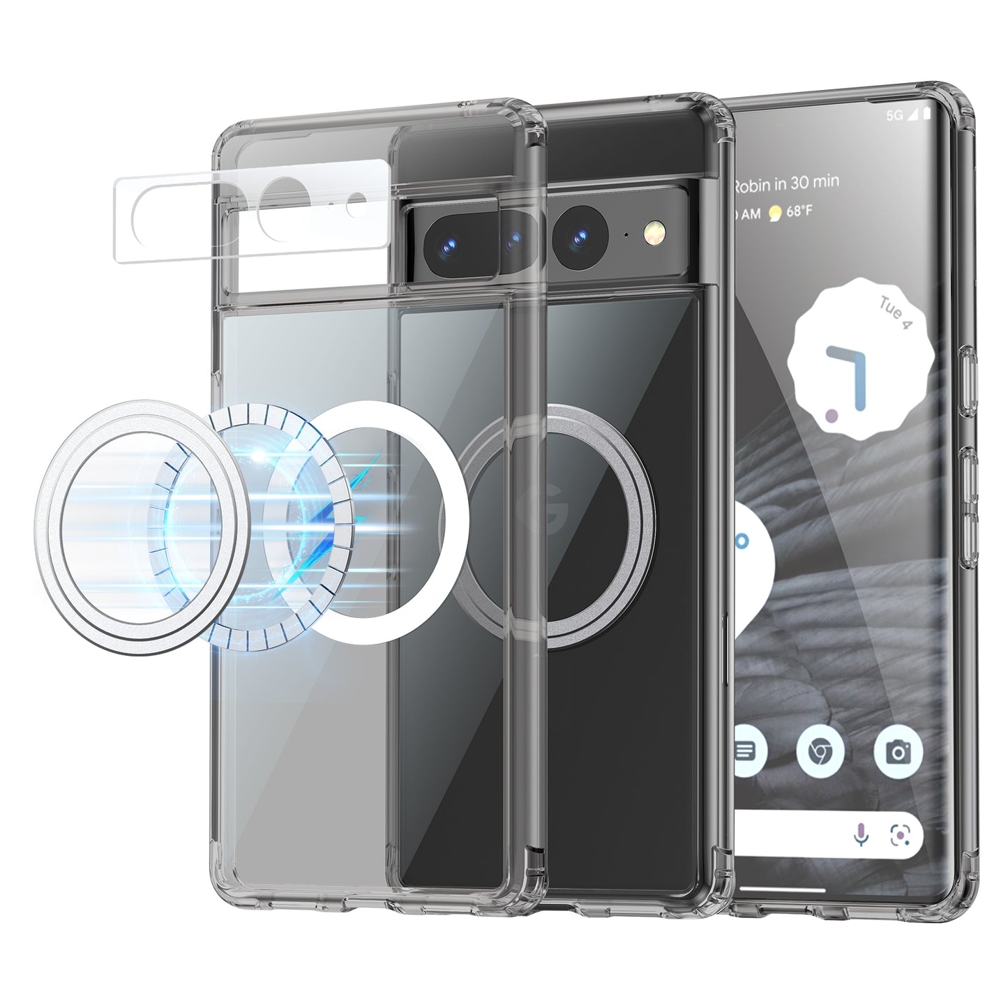 For-Google-Pixel-7-Pro-Transparent-Frosted-MagSafe-Phone-Case