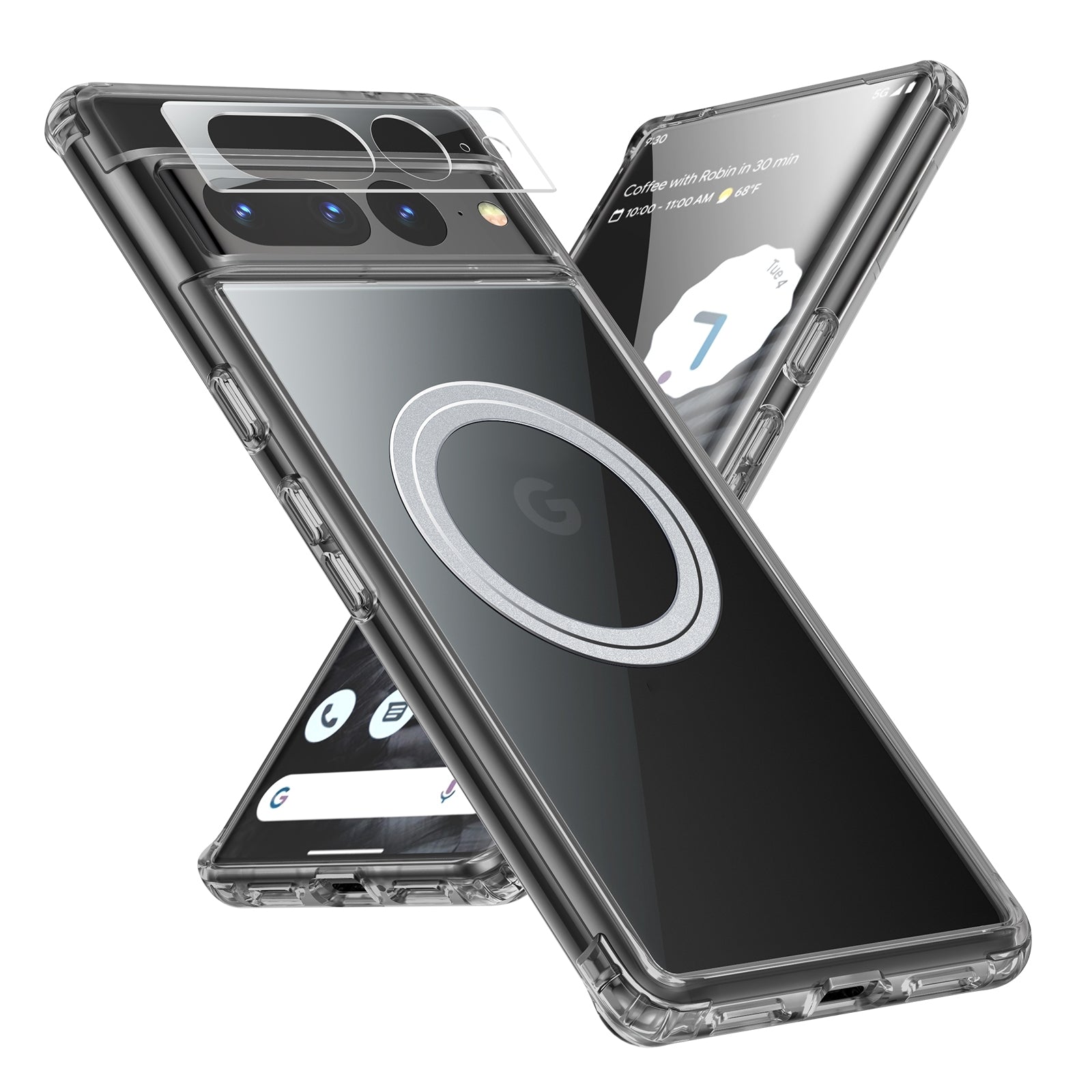 For-Google-Pixel-7-Pro-Transparent-Frosted-MagSafe-Phone-Case