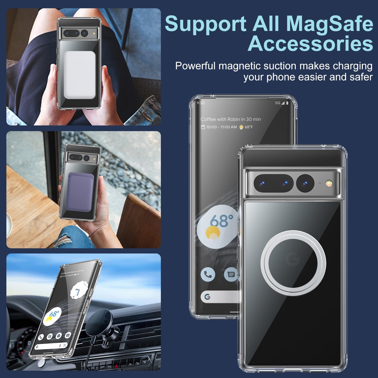 For-Google-Pixel-7-Pro-Transparent-Frosted-MagSafe-Phone-Case
