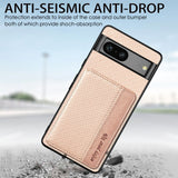 For-Google-Pixel-9-Pro-XL-Carbon-Fiber-Magnetic-Card-Bag-Phone-Case(Black)