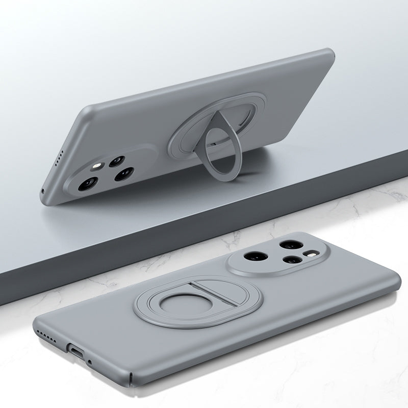 For-Honor-100-Pro-Magsafe-Hidden-Fold-Holder-Full-Coverage-Shockproof-Phone-Case(Grey)