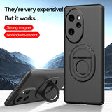 For-Honor-100-Pro-Magsafe-Hidden-Fold-Holder-Full-Coverage-Shockproof-Phone-Case(Grey)