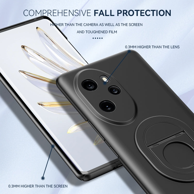 For-Honor-100-Pro-Magsafe-Hidden-Fold-Holder-Full-Coverage-Shockproof-Phone-Case(Grey)