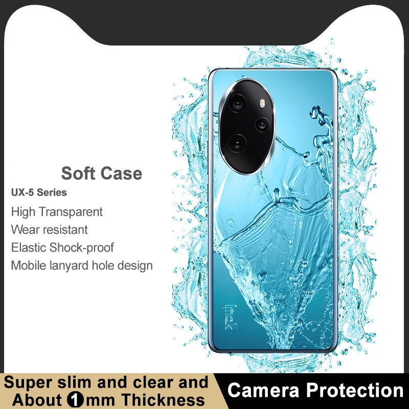 For-Honor-100-Pro-5G-IMAK-UX-5-Series-Transparent-TPU-Phone-Case(Transparent)