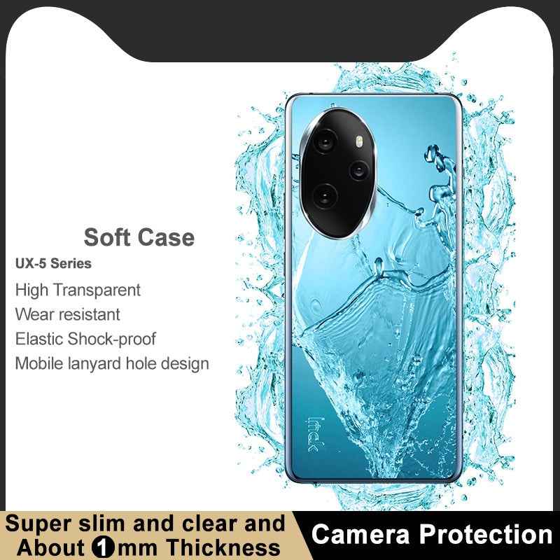 For-Honor-100-Pro-5G-IMAK-UX-5-Series-Transparent-TPU-Phone-Case(Transparent)