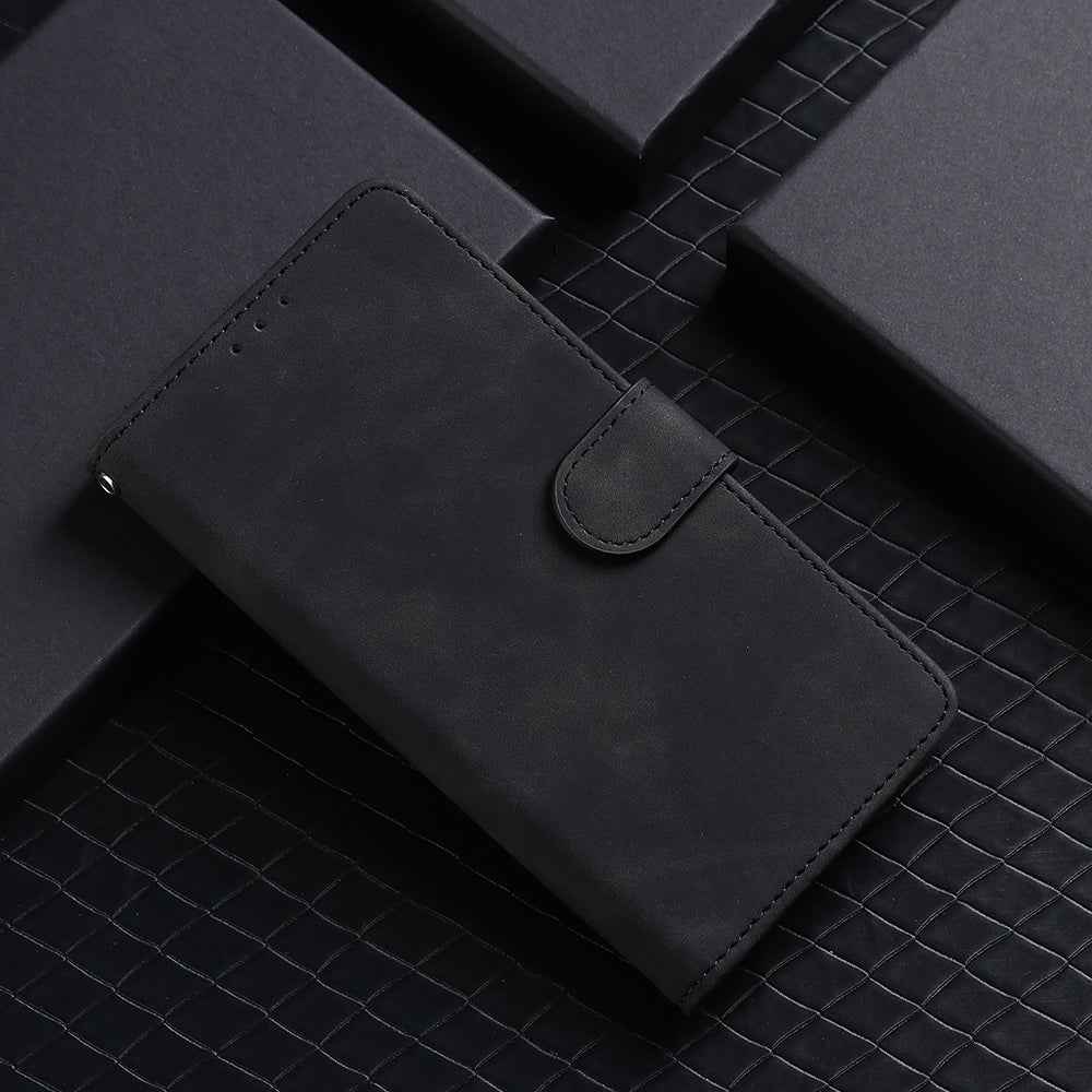 For Honor 200 Lite Global Skin Feel Magnetic Flip Leather Phone Case(Black)