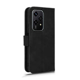 For Honor 200 Lite Global Skin Feel Magnetic Flip Leather Phone Case(Black)
