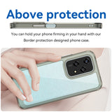 For-Honor-200-Lite-Global-Colorful-Series-Acrylic-Hybrid-TPU-Phone-Case(Transparent-Grey)