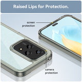 For-Honor-200-Lite-Global-Colorful-Series-Acrylic-Hybrid-TPU-Phone-Case(Transparent-Grey)