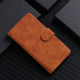 For-Honor-200-Lite-Global-Skin-Feel-Magnetic-Flip-Leather-Phone-Case(Brown)