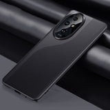 For-Honor-200-Pro-Plain-Leather-All-inclusive-Shockproof-Phone-Case(Black)