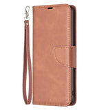 For-Honor-200-Lite-Global-Lambskin-Texture-Pure-Color-Flip-Leather-Phone-Case(Brown)