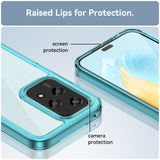For-Honor-200-Lite-Global-Colorful-Series-Acrylic-Hybrid-TPU-Phone-Case(Transparent-Blue)