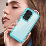 For-Honor-200-Lite-Global-Colorful-Series-Acrylic-Hybrid-TPU-Phone-Case(Transparent-Blue)