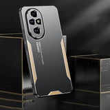 For-Honor-200-Pro-Blade-Series-TPU-Hybrid-Metal-Phone-Case(Silve)