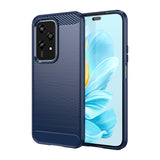For-Honor-200-Lite-Global-Brushed-Texture-Carbon-Fiber-TPU-Phone-Case(Blue)