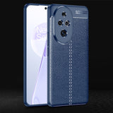For-Honor-200-Pro-Litchi-Texture-Shockproof-TPU-Phone-Case(Blue)