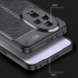 For-Honor-200-Pro-Litchi-Texture-Shockproof-TPU-Phone-Case(Blue)