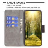 For-Honor-200-Lite-Global-Lambskin-Texture-Pure-Color-Flip-Leather-Phone-Case(Grey)