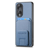 For-Honor-50-Carbon-Fiber-Card-Bag-Fold-Stand-Phone-Case(Blue)