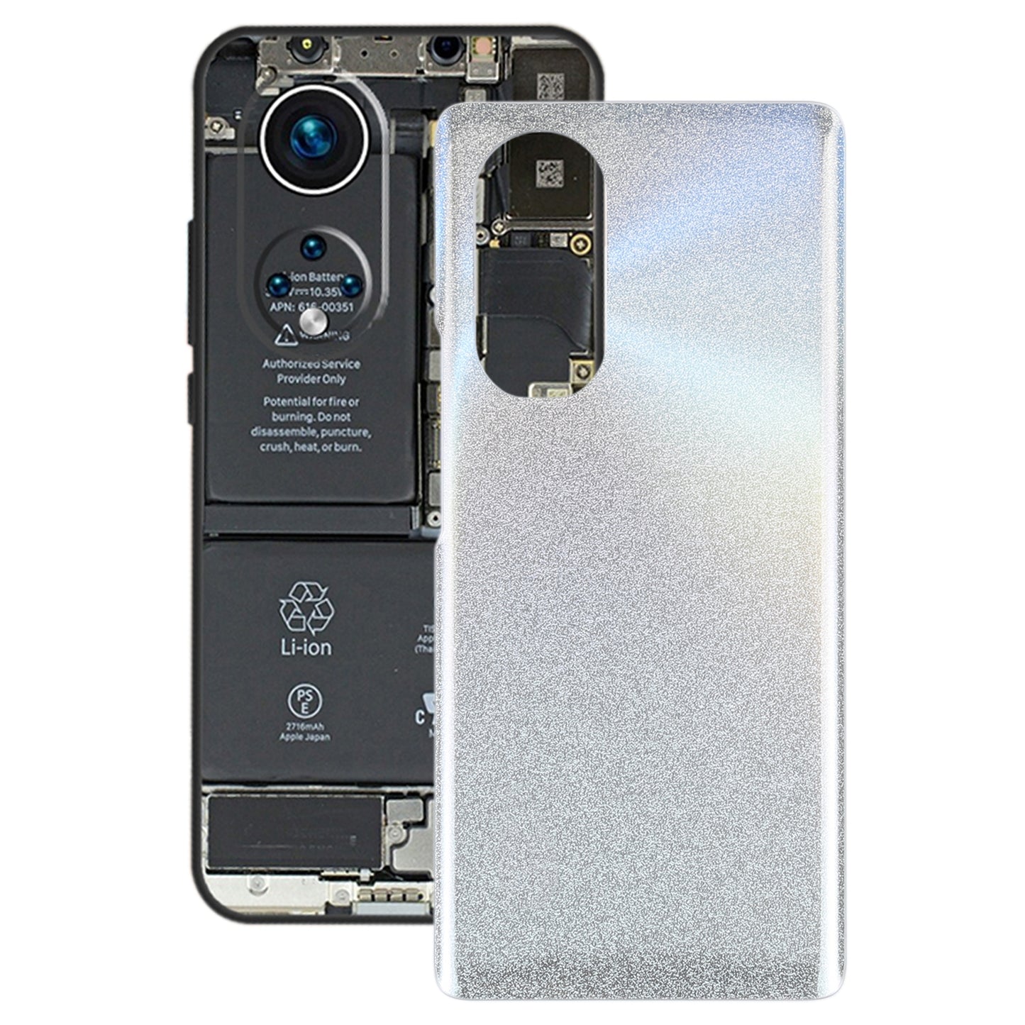For-Honor-50-Battery-Back-Cover(Silver)