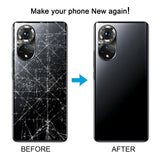 For-Honor-50-Battery-Back-Cover-with-Camera-Lens-Frame(Silver)