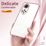 For-Honor-50-Pro-/-Huawei-nova-9-Pro-Transparent-Plating-Fine-Hole-Phone-Case(Gold)