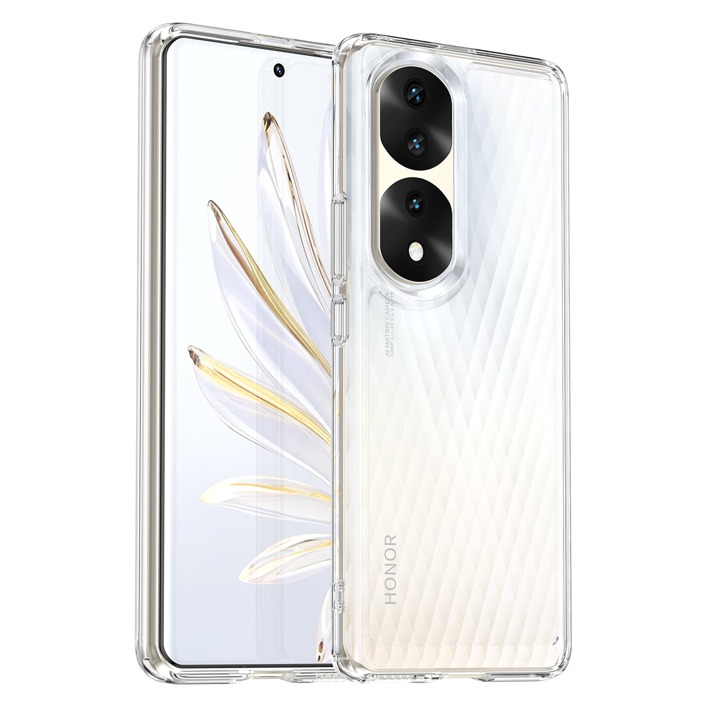 For-Honor-70-Pro+-5G-Candy-Series-TPU-Phone-Case(Transparent)