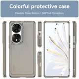 For-Honor-70-Pro+-5G-Candy-Series-TPU-Phone-Case(Transparent-Grey)
