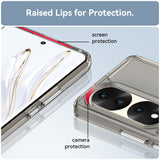 For-Honor-70-Pro+-5G-Candy-Series-TPU-Phone-Case(Transparent-Grey)