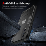 For-Honor-70-2-in-1-Shockproof-Phone-Case(Black)