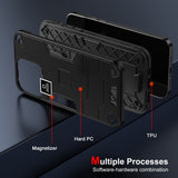 For-Honor-70-2-in-1-Shockproof-Phone-Case(Black)