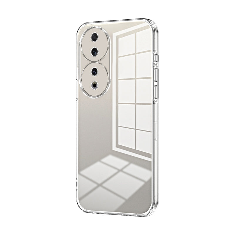For-Honor-90-Transparent-Plating-Fine-Hole-Phone-Case(Transparent)