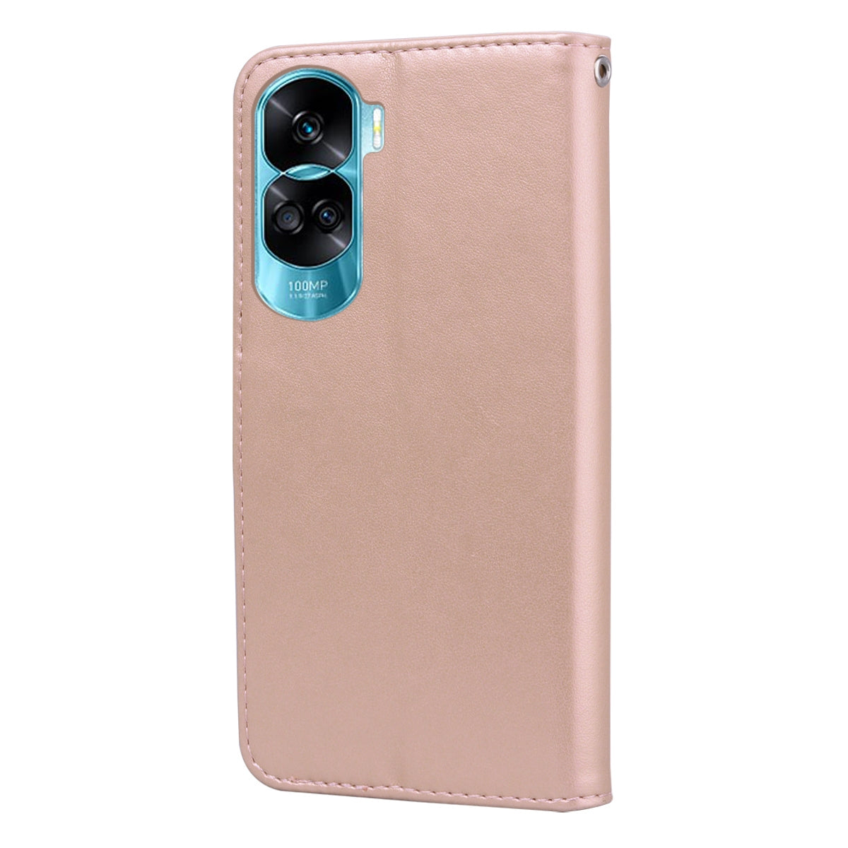 For-Honor-90-Lite-Rose-Embossed-Flip-PU-Leather-Phone-Case(Rose-Gold)