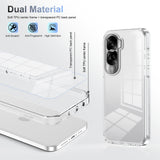 For-Honor-90-Lite-Anti-slip-Clear-Acrylic-Hybrid-TPU-Phone-Case(Transparent)