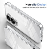 For-Honor-90-Lite-Anti-slip-Clear-Acrylic-Hybrid-TPU-Phone-Case(Transparent)