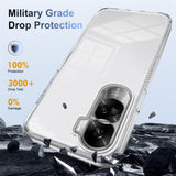 For-Honor-90-Lite-Anti-slip-Clear-Acrylic-Hybrid-TPU-Phone-Case(Transparent)