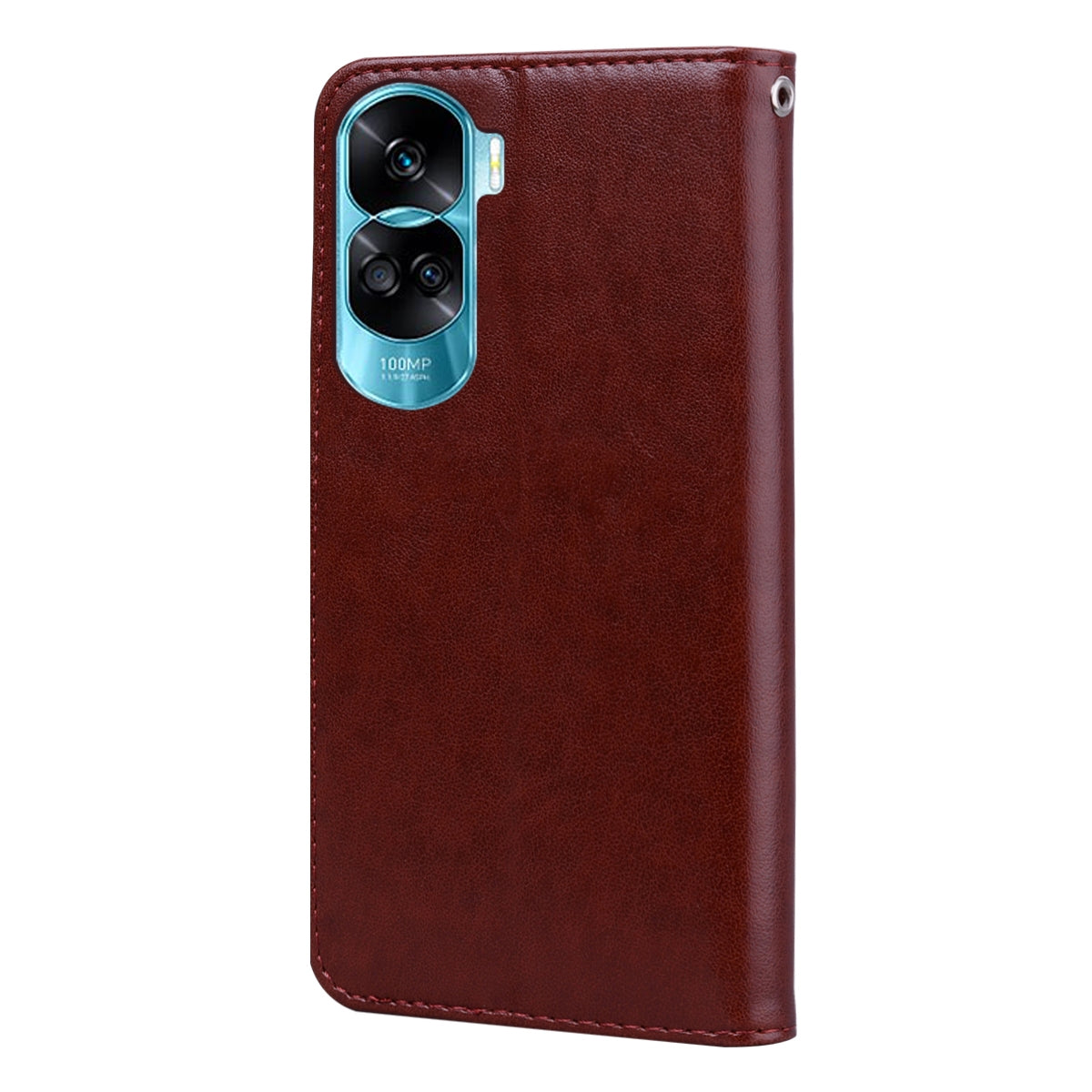 For-Honor-90-Lite-Rose-Embossed-Flip-PU-Leather-Phone-Case(Brown)
