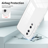For-Honor-90-3-in-1-Clear-TPU-Color-PC-Frame-Phone-Case(White)